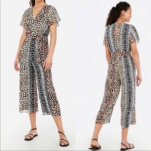 Express Animal Print Jumpsuit